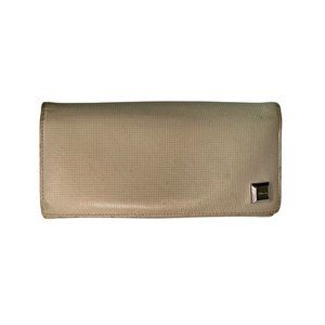 Gucci White Leather Long Wallet